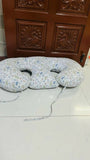 Enhance feeding time with the Ziva Twins Feeding Pillow – ergonomically designed for comfort and support during breastfeeding or bottle-feeding twins, with a removable, washable cover for easy maintenance.
