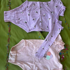 Pekkle Onesie and pyjama set (Set of 2) peach and purple