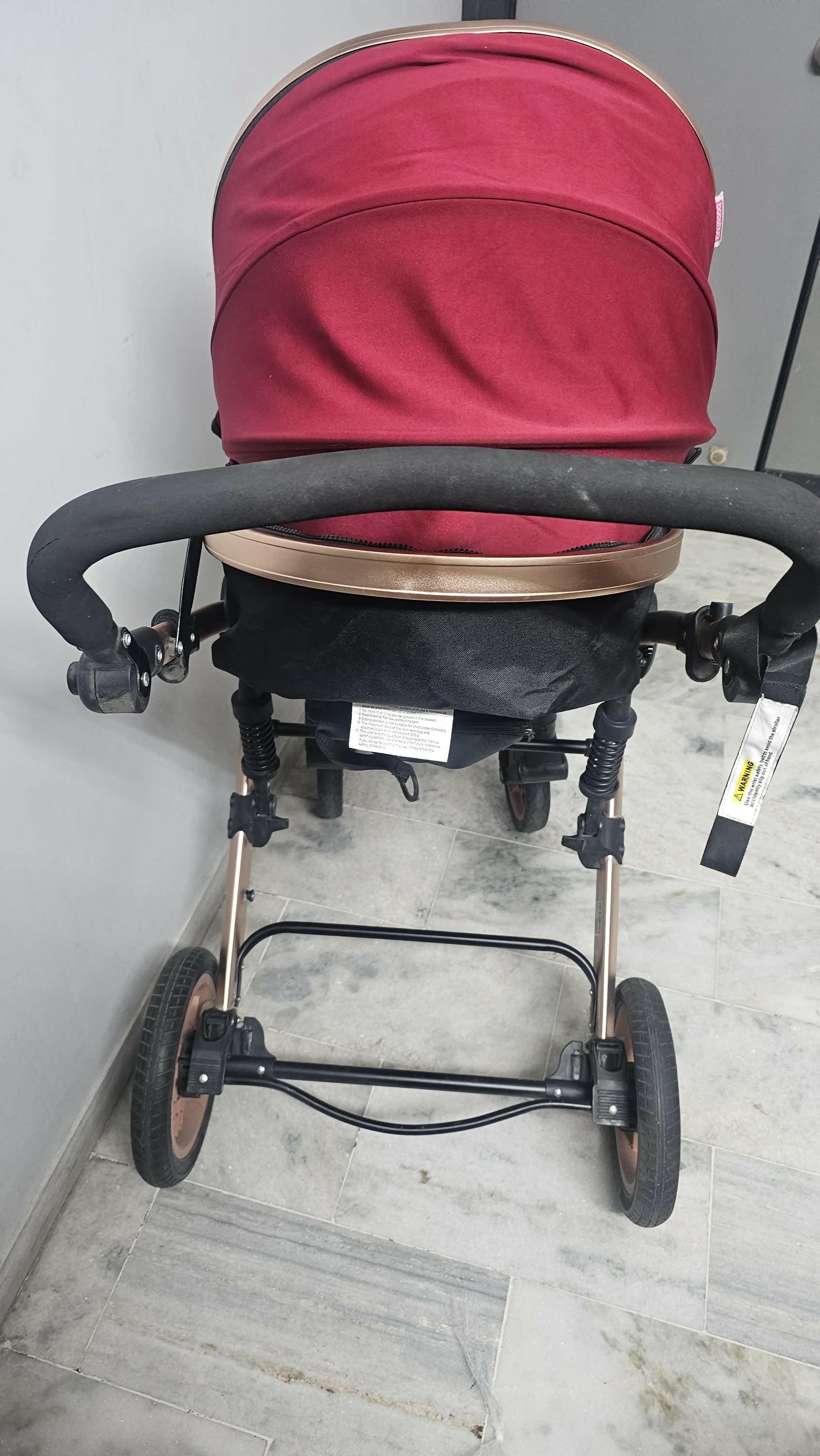 Babyhug majestic Stroller cum carry cot with canopy