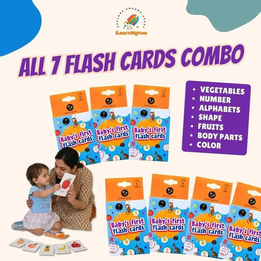 I LEARNNGROW All 7 Flash Cards