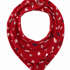 COCOSHELL Hosiery Cotton Baby V Shape Bib  Steel Snap Button Closure (Pack of 3)