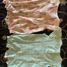 BABYHUG 100% Cotton Knit Half Sleeves Romper Giraffe & Stripes Print Pack Of 2 Newborn - PyaraBaby