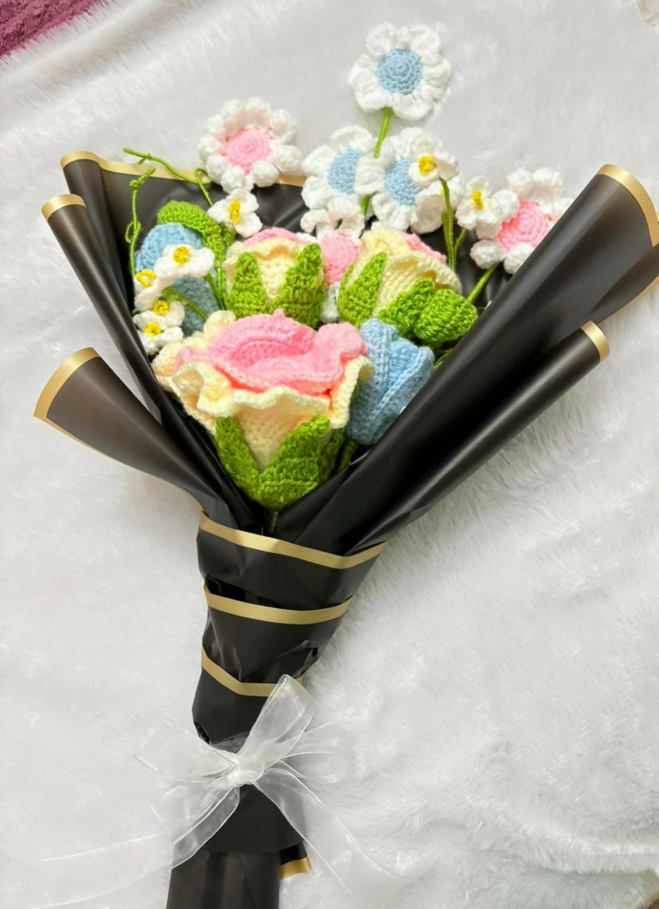 Crochet Flower Bouquet