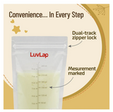 Luvlap Breastmilk Storage Bags with Seal Lock - 42 Pc Unused