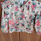 Beautiful satin frilled top