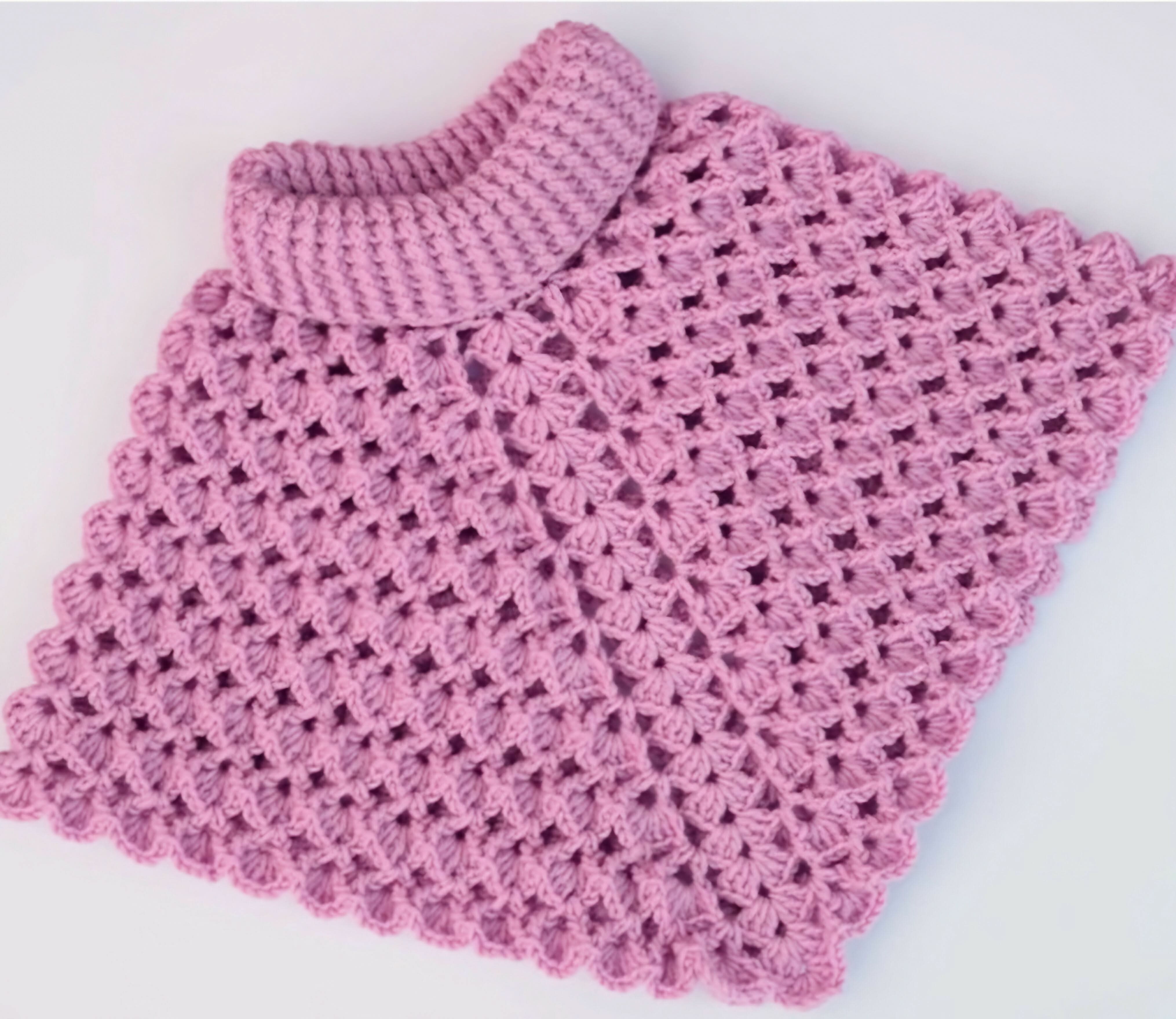 Crochet baby poncho - Main Image