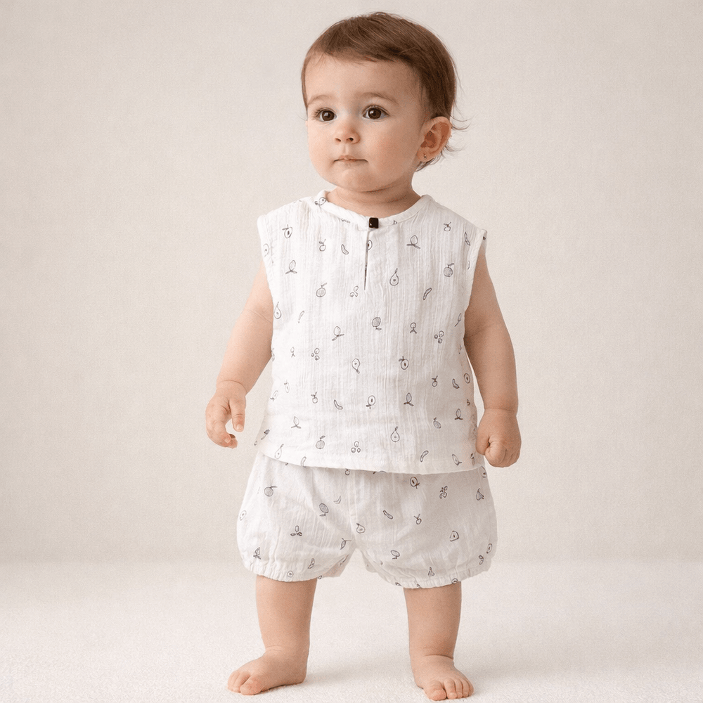 TINY TIGGY Baby Summer Set Top and Shorts