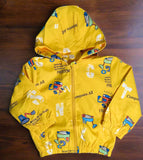 Bright  Print Hoodie Jacket