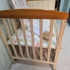 BABYHUG Kelly Wooden Cot / Crib With Detachable Bassinet & Mosquito Net