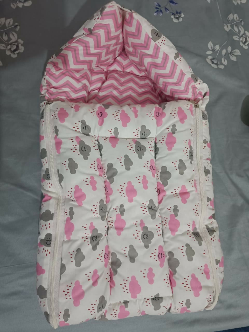 ADORE STUFF sleeping bag for newborn baby with soft cozy fabric, secure wrap design, comfortable warmth, and gentle support for restful sleep and everyday use.