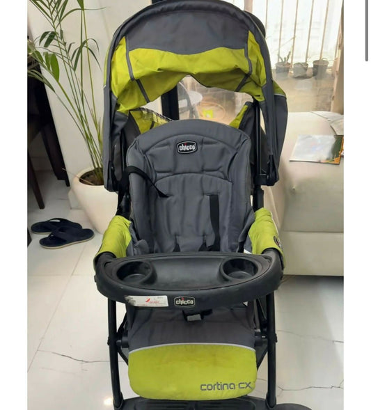 Chicco Cortina CX baby stroller, almost new condition, premium stroller used only few times