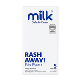 Milk Baby Diaper Flexi Tape , Size S - 48 Pcs, 4 To 8 KG