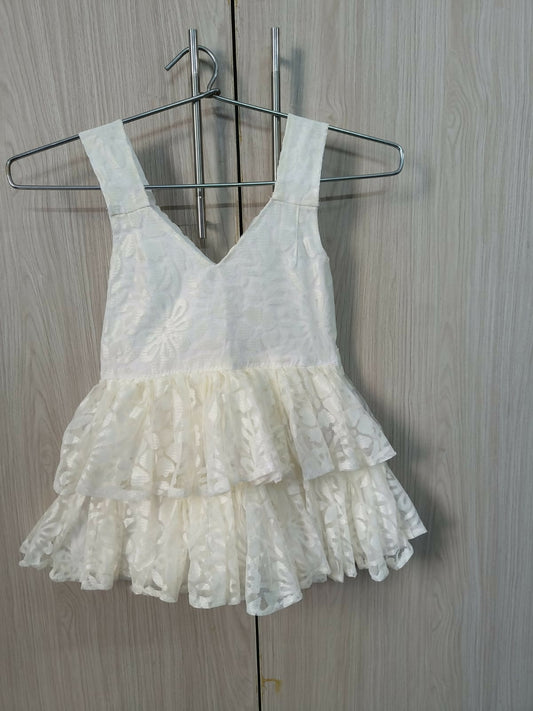 Elevate your baby girl's look with our enchanting White Frock/Dress collection, crafted for timeless elegance and angelic charm.