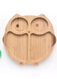 Bamboo Plate with suction