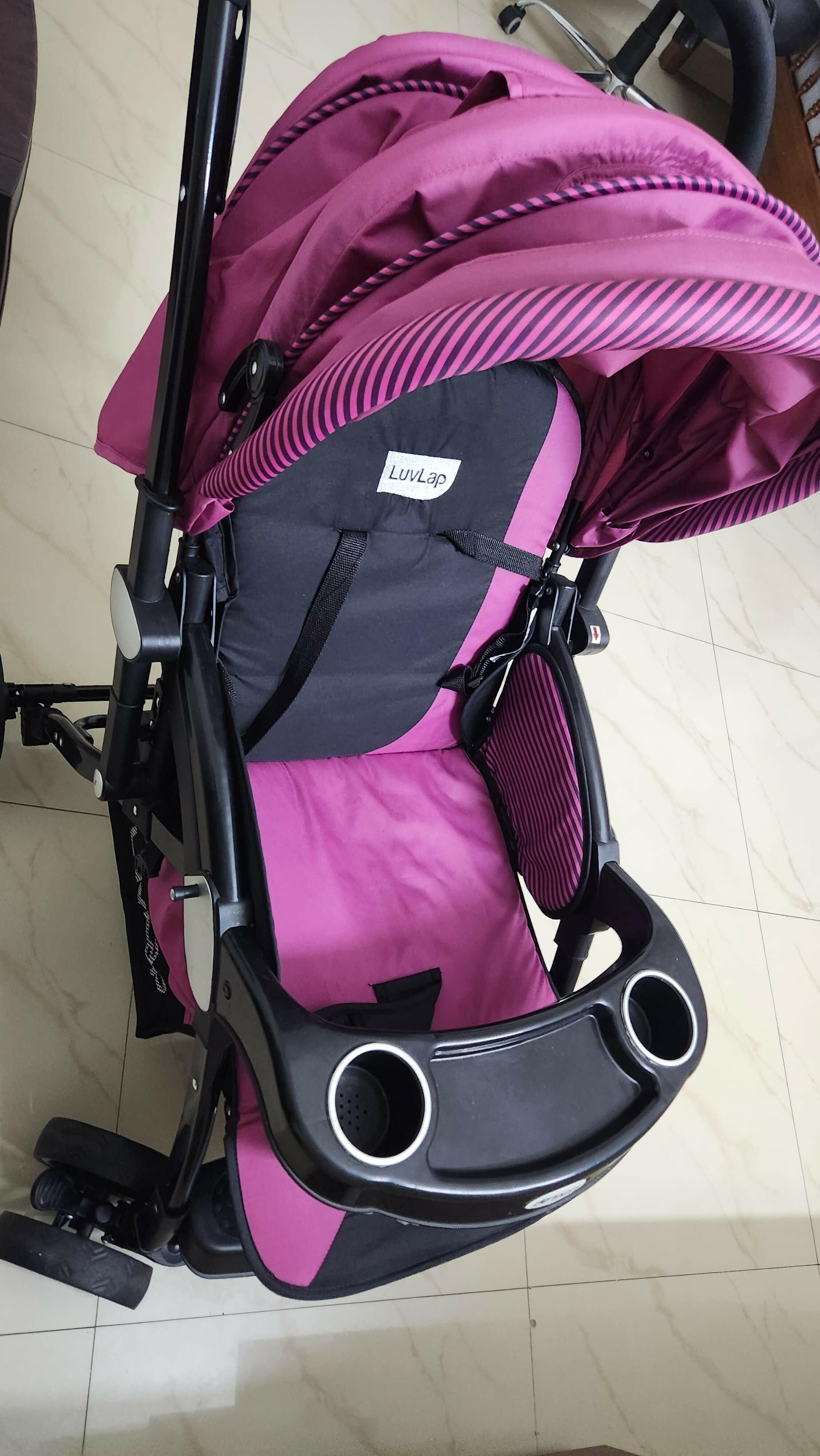 Buy LuvLap Galaxy Baby Stroller/Pram – Safe, Comfortable, and Stylish Stroller for Babies Aged 0–3 Years

