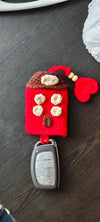 Crochet Car Key Holder | Crochet Car Key Cover |