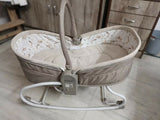 Buy Babyhug Opal 3 in 1 Cozy Manual Rocker cum Sleeper – Versatile Baby Rocker with Mosquito Net, Soothing Vibrations & Music

