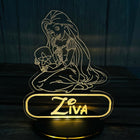 Personalised kids night lamp