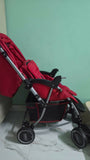 BABYHUG 2-in-1 Rock and Roll stroller with reclining seat, foldable design, adjustable canopy, 5-point safety harness, smooth wheels, and storage basket for comfortable everyday travel.