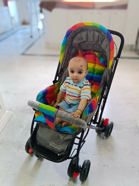 BABYHUG Cosy Cosmo Baby Stroller/Pram with comfortable seat and canopy.