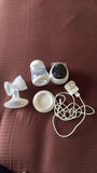 BABYHUG Electric Breast Pump with adjustable suction levels, soft silicone massage cushion, quiet operation, rechargeable design, and BPA-free components for comfortable and efficient milk expression.