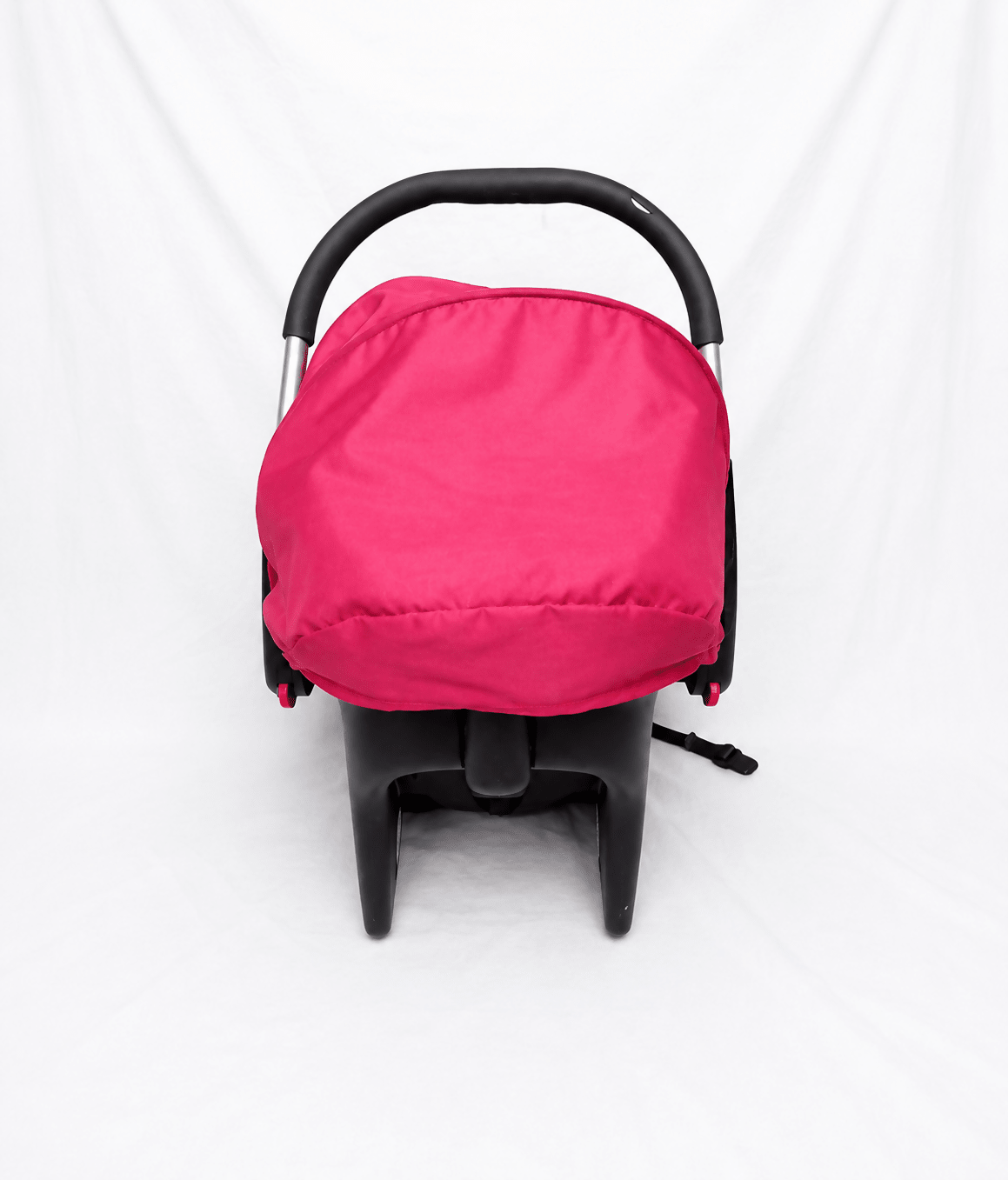 BABYHUG infant car seat carry cot with baby carrier function, rear-facing design, cushioned seat, secure safety harness, and carry handle for newborns and infants up to 13 kg.
