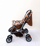 BABYHUG Cosy Cosmo baby stroller with reclining seat, foldable pram design, safety harness, smooth wheels, adjustable canopy, and comfortable travel support from newborn to tod