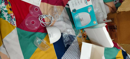 BABYHUG Wearable Breast Pump for convenient hands-free pumping.