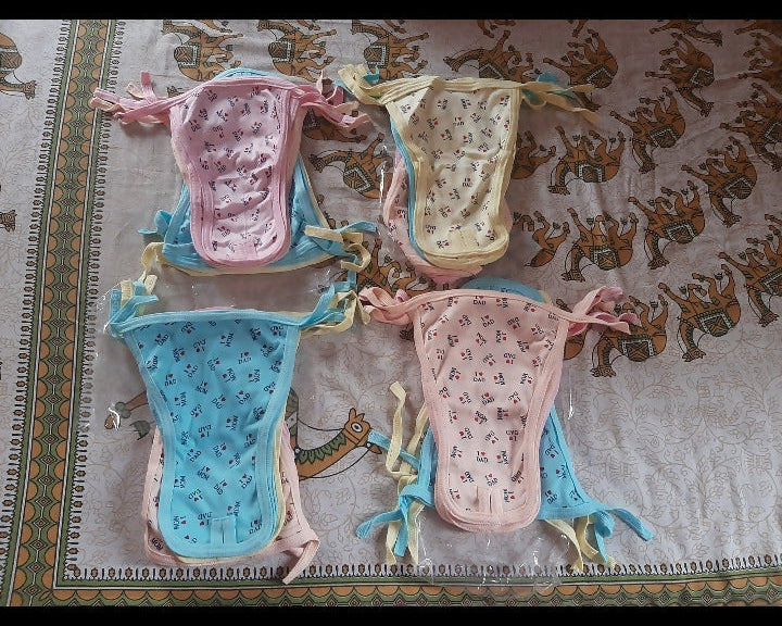Baby Cloth Nappies Pack of 2 with 24 Pieces in Preloved New condition, featuring soft and reusable fabric for comfortable everyday diapering, changing, and newborn baby care at home or while travelling.