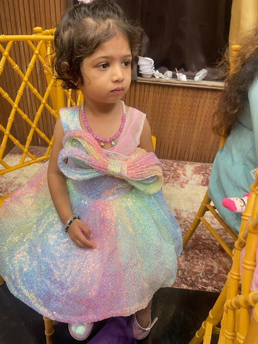 Partywear Long Dress for Baby Girl – Elegant, Comfortable & Celebration-Ready