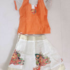 Kerala kasavu skirt and top
