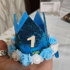 1st Birthday Cap for Baby: Celebrate your baby's first milestone with this cute and comfortable birthday cap featuring a vibrant "1" design.