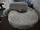 Brest Friend Deluxe Nursing Pillow with supportive wrap-around design, firm cushioned surface, adjustable fit, and comfortable back support for breastfeeding and bottle-feeding sessions.