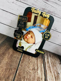 Baby photo frame with baby boy's details 