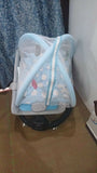 Light blue baby bedding gift set with soft bedding essentials, cozy fabric, baby-friendly design, and matching accessories for newborn comfort and gifting.