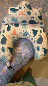 Feeding pillow feeding / nursing/postioning multi purpose 5 in 1 pillow