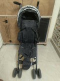 HARRY AND HONEY baby stroller/pram with a lightweight foldable design, reclining seat, adjustable canopy, 5-point safety harness, smooth wheels, and spacious storage basket for comfortable travel with babies and toddlers.
