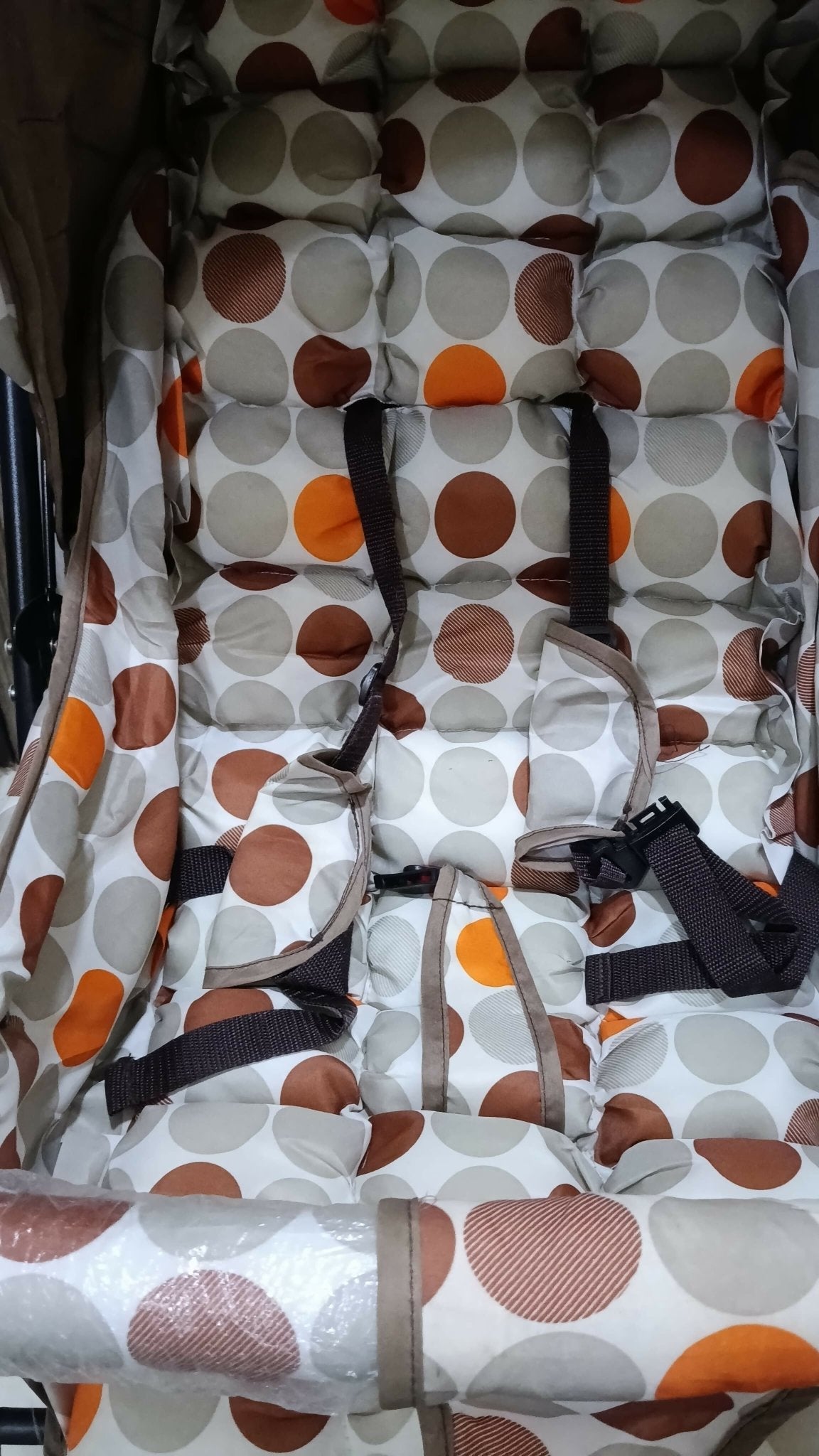 BABYHUG stroller with a lightweight foldable design, reclining seat, adjustable canopy, 5-point safety harness, smooth wheels, and spacious storage basket for comfortable travel with babies and toddlers.