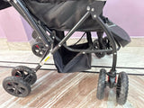 LUVLAP Starshine Baby Stroller/Pram with comfortable reclining seat, foldable frame, adjustable canopy, safety harness, smooth wheels, and convenient storage basket for everyday outings with babies and toddlers.