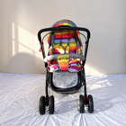 BABYHUG Cosy Cosmo Vibgyor Baby Stroller B189 with reversible handle, reclining seat and foldable design.