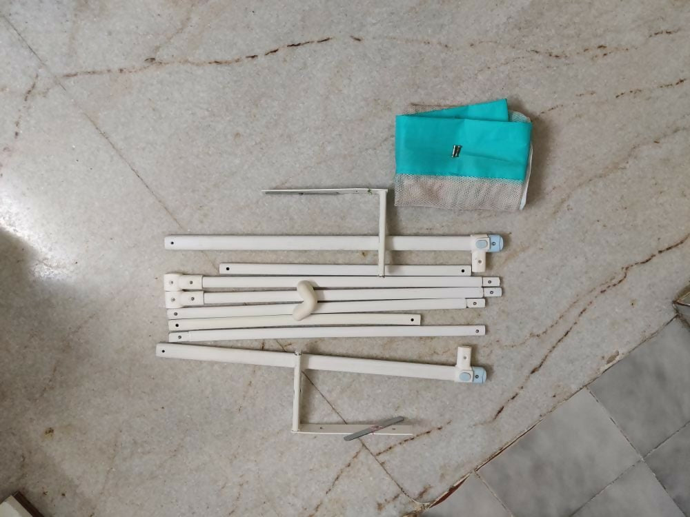 Keep your baby safe during sleep with the LUVLAP Bed Rail for Baby – featuring a secure frame, breathable mesh sides, and easy installation for peace of mind and convenience.