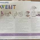 Philips Avent Electric Comfort Breast Pump with adjustable suction levels, soft silicone cushion, compact design, and quiet operation for comfortable and efficient breast milk expression.