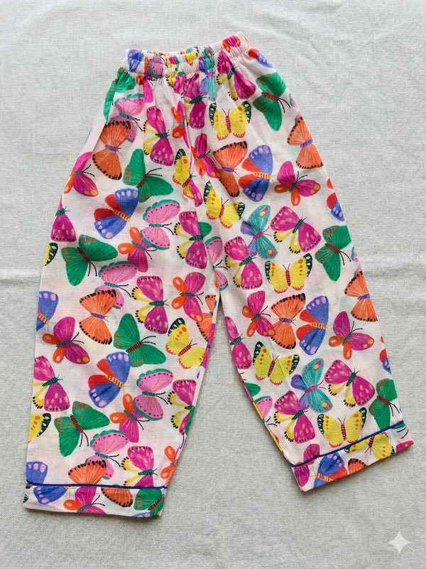 MELLOW Butterfly Nest full sleeves nightsuit with soft comfortable fabric, charming butterfly-themed design, full-sleeve coverage, and a cozy fit for bedtime and lounging.