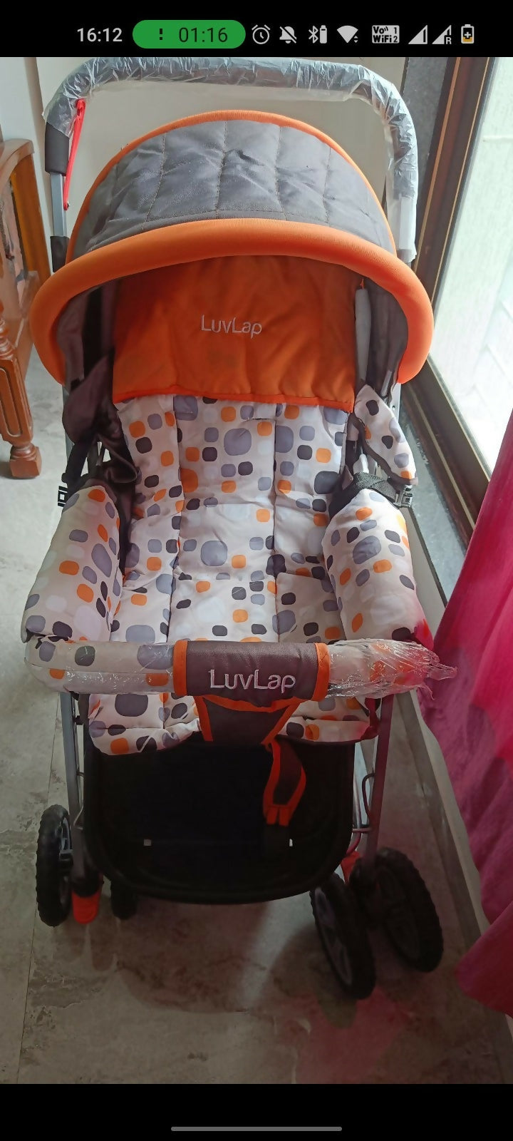 LUVLAP Sunshine Stroller – Lightweight, Safe & Comfortable Stroller for Everyday Use