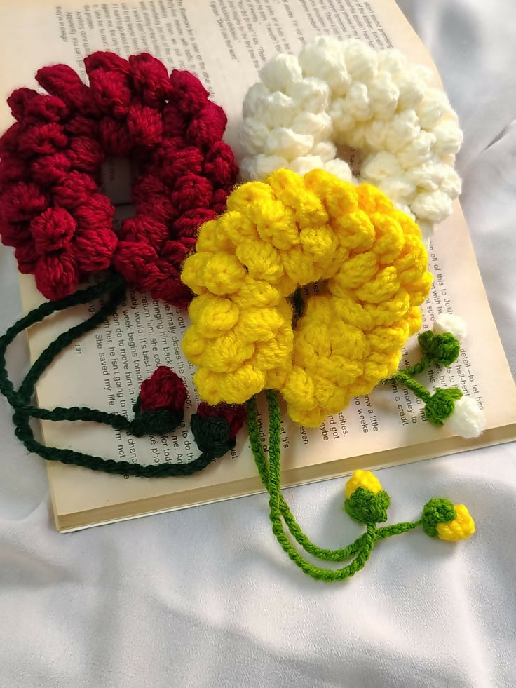 Crochet hair gajra