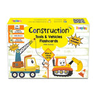 ZOOPLAY Construction Tools and Vehicles Flash Cards