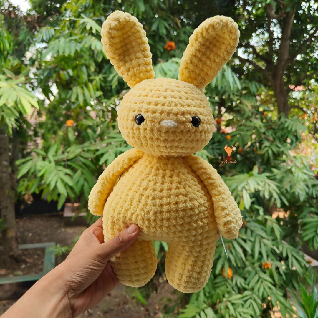 Crochet Soft and Cuddly Bunny Doll - Big - PyaraBaby