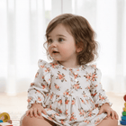 TINY TIGGY 100% Bamboo Muslin Baby Frock with Matching Shorts