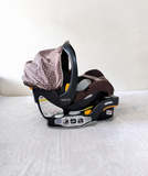 Chicco KeyFit 30 Infant Car Seat B130 with Stay-in-Car Base in Some Used condition, available in Chennai, Tamil Nadu, suitable for infants 4–30 lb with padded seating, safety harness, and secure base installation.