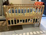 BABYHUG Hamilton baby cot with sturdy construction, spacious sleeping area, secure side rails, and comfortable support for newborns, infants, and growing babies.